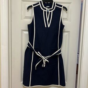To Tommy From Zooey Navy Blue Dress- Size 8